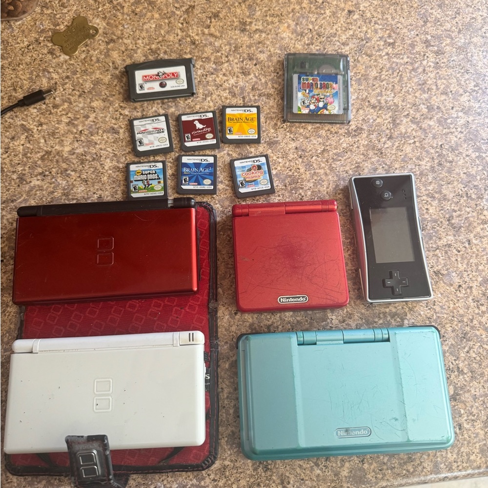 Nintendo DS’s and Gameboy Advance SP and Gameboy  Micro